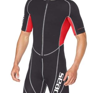 Shorty manches courtes - 2,5 mm - zip avant - homme